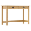 Wandtafel Hill 2 Lades 110X45X74 Cm Massief Grenenhout