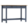 Wandtafel Hill 2 Lades 110X45X74 Cm Massief Grenenhout