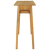 Wandtafel 120X35X75 Cm Massief Teakhout