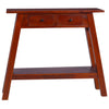 Wandtafel 90X30X75 Cm Massief Mahoniehout