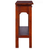 Wandtafel 90X30X75 Cm Massief Mahoniehout