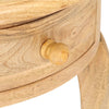 Bijzettafel 37X37X61 Cm Massief Mangohout
