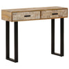 Wandtafel 100X30X75 Cm Massief Mangohout