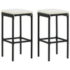 Barkrukken Met Kussens Poly Rattan