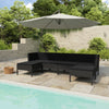 6-Delige Loungeset Met Kussens Poly Rattan