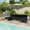 6-Delige Loungeset Met Kussens Poly Rattan