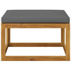 1 Loungeset Met Kussens Massief Acaciahout
