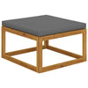 1 Loungeset Met Kussens Massief Acaciahout