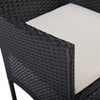3-Delige Tuinset Poly Rattan En Glas