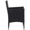 3-Delige Tuinset Poly Rattan En Glas