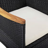 3-Delige Tuinset Poly Rattan En Acaciahout