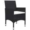 3-Delige Bistroset Poly Rattan En Acaciahout