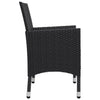 3-Delige Bistroset Poly Rattan En Acaciahout