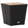 5-Delige Bistroset Poly Rattan En Massief Acaciahout