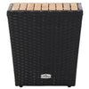 5-Delige Bistroset Poly Rattan En Massief Acaciahout