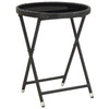 3-Delige Bistroset Poly Rattan En Gehard Glas
