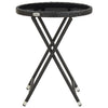 3-Delige Bistroset Poly Rattan En Gehard Glas