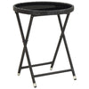5-Delige Bistroset Poly Rattan En Gehard Glas