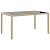 5-Delige Tuinset Poly Rattan En Gehard Glas