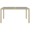 5-Delige Tuinset Poly Rattan En Gehard Glas