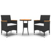 3-Delige Tuinset Poly Rattan