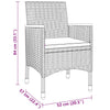 3-Delige Tuinset Poly Rattan