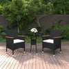 3-Delige Tuinset Poly Rattan