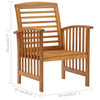 4-Delige Loungeset Massief Acaciahout