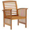 4-Delige Loungeset Massief Acaciahout