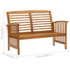 3-Delige Loungeset Massief Acaciahout