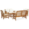 5-Delige Loungeset Massief Acaciahout