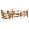 5-Delige Loungeset Massief Acaciahout