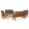 5-Delige Loungeset Massief Acaciahout