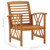 4-Delige Loungeset Massief Acaciahout