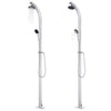 Buitendouche 215 Cm Aluminium Zwart