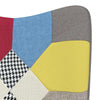 Schommelstoel Patchwork Stof