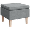 Kruk Met Houten Poten Stof