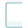 Bijzettafel 40X40X60 Cm Gehard Glas