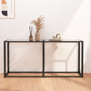 Wandtafel 140X35X75,5 Cm Gehard Glas Transparant