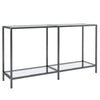 Wandtafel 140X35X75,5 Cm Gehard Glas Transparant