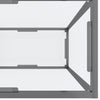 Wandtafel 140X35X75,5 Cm Gehard Glas Transparant