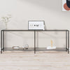 Wandtafel 140X35X75,5 Cm Gehard Glas Transparant