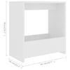 Bijzettafel 50X26X50 Cm Bewerkt Hout