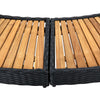 Spa-Ombouw Poly Rattan En Massief Acaciahout Zwart Groen