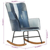 Schommelstoel Patchwork Denim