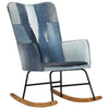 Schommelstoel Patchwork Denim