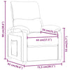Fauteuil Verstelbaar Stof