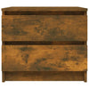 Nachtkastje 50X39X43,5 Cm Bewerkt Hout Kleurig