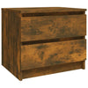 Nachtkastjes 50X39X43,5 Cm Bewerkt Hout Kleur