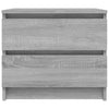 Nachtkastjes 50X39X43,5 Cm Bewerkt Hout Eiken